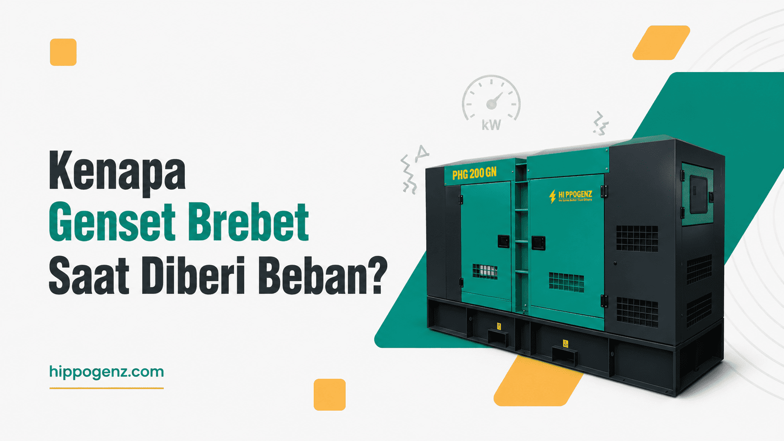 Kenapa Genset Brebet Saat Diberi Beban?